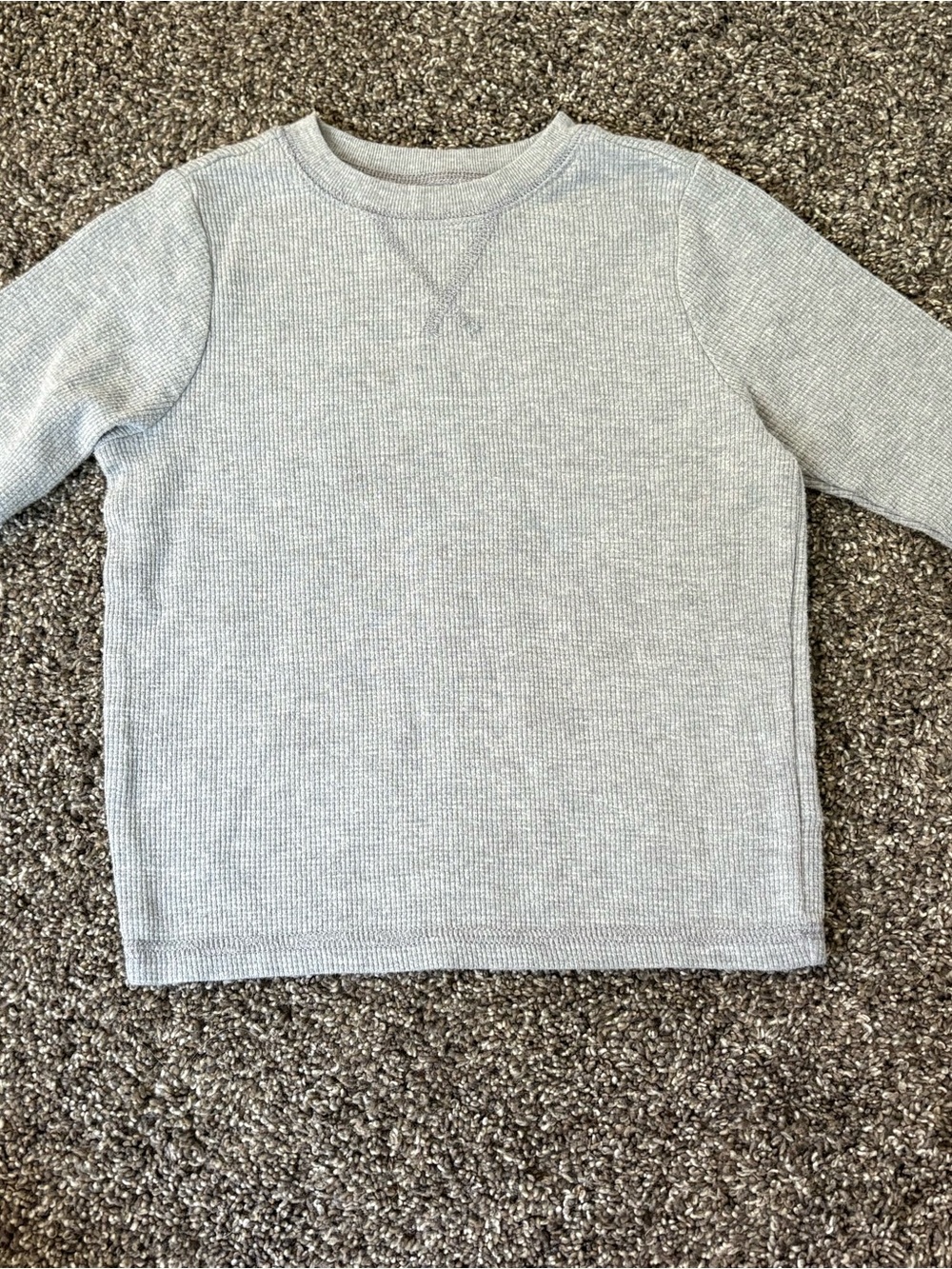 Garanimals Light Gray Waffle Knit Pullover